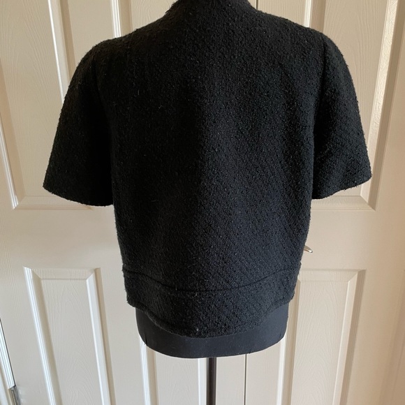 Black Boucle Jacket by Cidra for Anthropologie - Picture 3 of 4